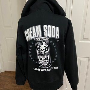 NEW Rockabilly Japan Cream Soda Zip Hoodie